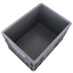 300 * 200 * 150 Uncovered Grey Turnover Box Plastic Box Thickened Auto Parts Stackable Turnover Box Storage Box Parts Box