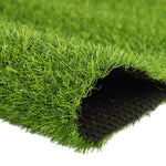 Artificial Grass Turf 2m*0.5m Bright Green Pile Height 15mm Outdoor Fake Grass Carpet Mat High-Density Synthetic Turf For Garden, Sports, Kids Play