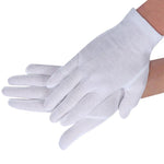 12 Pairs / Pack Yarn Gloves White Ceremonial Gloves White Cotton Gloves