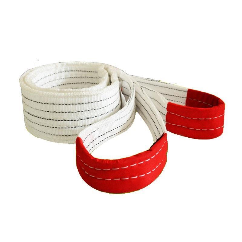 1m White Trailer Rope Flat Sling 2t