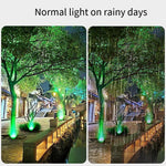 Solar Lamp Projection Lamp Landscape Courtyard Lamp Lawn Tree Lamp Outdoor Waterproof LED Lighting Courtyard Landscape Lamp