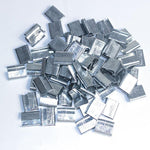 32mm Iron Sheet Packing Belt Packing Buckle Blue Galvanized Manual Packing Buckle 1kg Packing Steel Strip