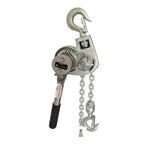 0.75t 1.5m Ratchet Tightening Device Of Aluminum Alloy Handle Hoist