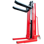 3t 1.8m Manual Fork Lift Truck Manganese Steel High Hydraulic Lifting Truck, Stacking Truck, Lifting Fork Lift Truck