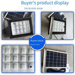 Solar Lamp Outdoor Household Courtyard Lamp 100W Projection Lamp Indoor And Outdoor Waterproof Solar Street Lamp Road Landscape Court Enclosure Lamp