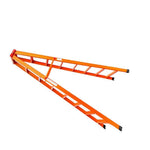 2.4m Folding Ladder Carbon Steel Double Side Ladder Thickening Commercial Indoor Engineering Miter Ladder 2.4m Carbon Steel