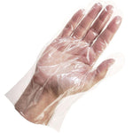 100 Pieces / Bag Disposable Gloves PE Film Gloves Transparent Powder Free Gloves