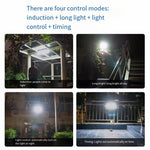 Solar Lamp Wall Lamp Courtyard Lamp Outdoor Human Body Induction Waterproof Street Lamp LED Projection Lamp Household Balcony Wall Induction Lamp