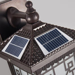 Solar Lamp Wall Lamp Waterproof Household Exterior Super Bright Outdoor Lamp New Rural Garden Villa LED Gate Lamp Solar Courtyard Lamp Wall Lamp 58cm