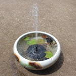 Solar Fountain Small Outdoor Courtyard Circulating Pond Garden Landscaping Solar Water Pump Circular Floating Fountain