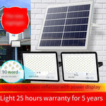 Solar Lamp Outdoor Waterproof Courtyard Lamp LED Projection Lamp Household Indoor And Outdoor Lighting Super Bright Street Lamp Highlight 240w