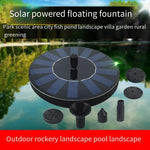 Solar Fountain Fish Pond Floating Fountain Water Pump Garden Landscaping Multiple Nozzles Oxygenation Fountain