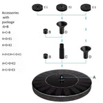 New Solar Fountain Power Storage Circular Solar Floating Fountain Power Storage Suspension Solar Water Pump