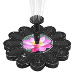 Solar Fountain Floating Fountain Lotus Leaf Solar Floating Water Spray Fountain Mini Outdoor Pond Fish Pond Aeration Solar Water Pump