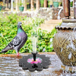 Solar Fountain Floating Fountain Lotus Leaf Solar Floating Water Spray Fountain Mini Outdoor Pond Fish Pond Aeration Solar Water Pump