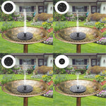 Solar Fountain Floating Fountain Lotus Leaf Solar Floating Water Spray Fountain Mini Outdoor Pond Fish Pond Aeration Solar Water Pump