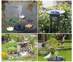 Solar Direct Current Garden Water Fountain Without Brush