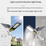 Solar Lamp Outdoor Courtyard Lamp Super Bright High-power Waterproof Household Street Lamp Remote Control Light Control Induction Lamp Bead