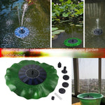 Solar Water Pump Rockery Water Pond Aerated Garden View Small Fish Tank Water Circulating Pump Soilless Cultivation 1.2w External Guyed Fountain