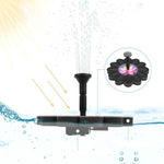 Lotus Leaf Solar Floating Water Spray Fountain Mini Outdoor Pond Fish Pond Aeration Solar Water Pump Fish Pond Fountain With Battery