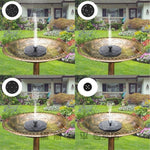 Solar Fountain Lotus Solar Floating Water Spray Fountain Micro Outdoor Pond Fish Pond Oxygenation Without Battery