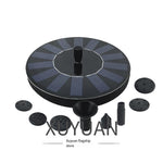 Solar Fish Pond Water Pump Outdoor Fish Pond Solar Fountain Fish Tank Landscape Floating Fountain