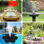 Solar Fountain Flower Fountain Sprinkler Outdoor Landscape Micro Fishpond Oxygenation Pump Solar Water Pump Fishpond Fountain