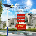 Solar Street Lamp High-power Outdoor Lamp New Rural Courtyard Lamp Super Bright LED Waterproof Household Lamp High Configuration Street Lamp