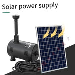 Solar 12v Water Pump Brushless Dc Micro Fountain Water Pump Rockery Garden Fish Pond Landscape With 2 Kinds Of Sprinkler