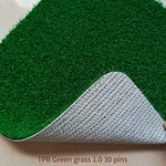 Lawn Carpet Artificial Simulation Turf Mat False Grass Plastic False Green Plant Wall Gum 1.0 cm Super Dense White Rubber Green Grass