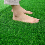 Lawn Carpet Artificial Simulation Turf Mat False Grass Plastic False Green Plant Wall Gum 1.0 cm Super Dense White Rubber Green Grass