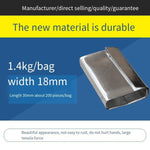 200 Pieces Factory Direct Sales Manual Packaging Buckle PP Buckle Plastic Belt Packaging Buckle Sheet Metal Buckle