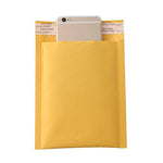 400 Only Kraft Paper Self Sealing Bag, Composite Bubble Envelope, Foam Shockproof Yellow Express Bag 19x23+4cm