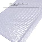 334 Pieces White Matte Film Bubble Bag Pearl Film Envelope Express Bag Waterproof Bag Envelope Bag 15 * 20 + 4cm