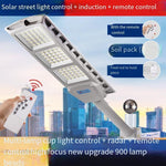 Solar Lamp Outdoor Waterproof Human Body Induction Courtyard Lamp Household Construction Factory Large Power Super Bright Rate Lighting Street Lamp