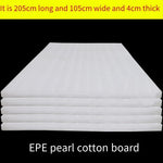 EPE Pearl Cotton Pad Shock Pad Foam Long 205cm Width 105cm Thickness 4cm Pearl Foam Packaging Cotton Sheet