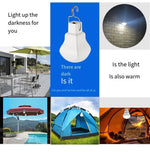 Split Solar Lamp Photovoltaic Solar Bulb Rechargeable Indoor LED Lamp Super Bright Courtyard Lamp Split Rural Household Emergency Lamp 6w