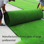 Simulation LawnTurf Construction Site Enclosure Building Municipal Turf Green Engineering External Wall Outdoor Lawn