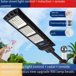 Solar Lamp Radar Human Body Induction Street Lamp Household Outdoor Courtyard Lamp Outdoor LED Projection Lamp New Rural Lamp Waterproof Super Bright