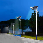 Solar Street Lamp Outdoor Lamp Courtyard Household Remote Control Induction Wall Lamp Waterproof Cantilever Projection Lamp Experience Street Lamp