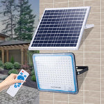 Solar Lamp Courtyard Lamp Projection Lamp Led Outdoor Lamp High Power Outdoor Lamp Door Head Spotlight Waterproof 100w + 5m Line