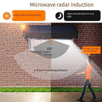 Solar Lamp Street Lamp Outdoor Household Courtyard Lamp Highlight Human Body Induction LED Indoor And Outdoor Villa Projection Lamp Integrated