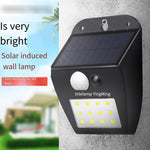 Solar Lamp Outdoor Human Body Induction Wall Lamp Household Super Bright Courtyard Lamp New Rural Outdoor Lighting Street Lamp Waterproof Garden Lamp