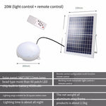 Household Solar Lamp Outdoor Courtyard Lamp Indoor Split Remote Control Ceiling Lamp Photovoltaic Power Generation Solar Wall Lamp 100w