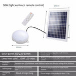 Household Solar Lamp Outdoor Courtyard Lamp Indoor Split Remote Control Ceiling Lamp Photovoltaic Power Generation Solar Wall Lamp 100w