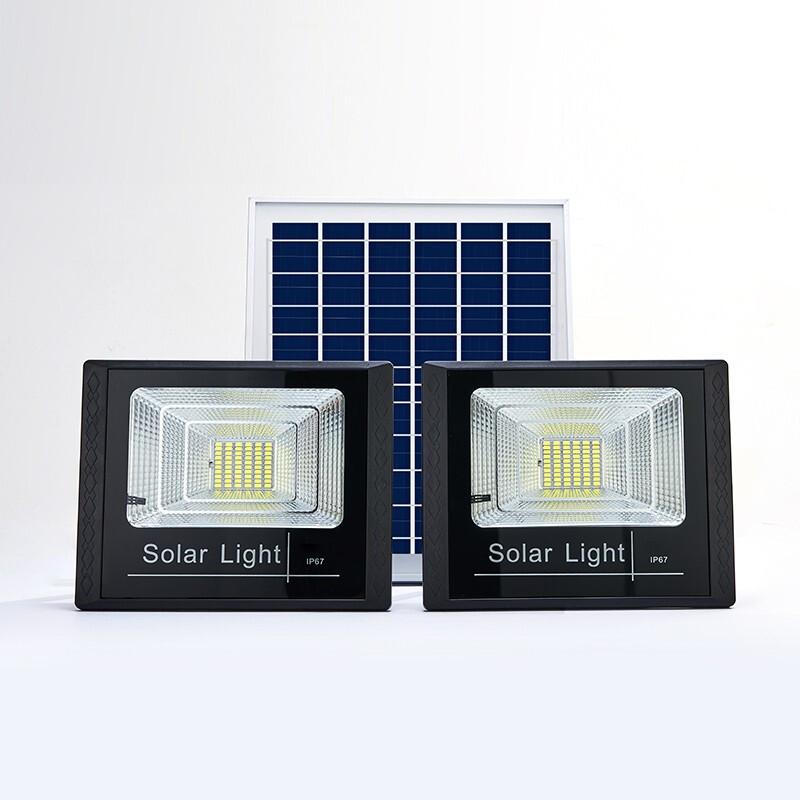 Solar Outdoor Lamp Courtyard Lamp Household Super Bright LED Projection Lamp New Rural Lighting One Driven Two Waterproof Street Lamp