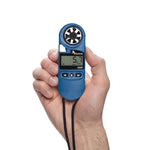 Anemometer Hand Held Meteorological Weather Meter Anemometer Measures Wind Speed Blue