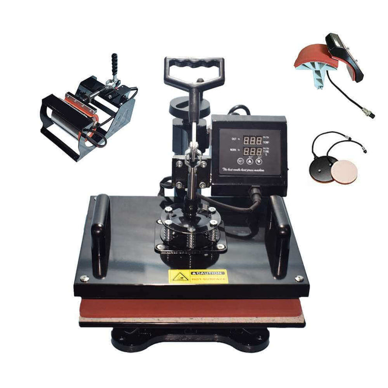 ECVV High Pressure Manual Digital T-shirt Heat Press Machine; ECVV