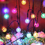 Colorful Solar Lamp String Flashing Lamp LED Color Lamp With Tree Hanging Indoor And Outdoor Courtyard Waterproof Balcony Atmosphere Lamp