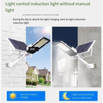 Solar Street Lamp Outdoor Household Courtyard Lamp New Rural Municipal Engineering Bright Waterproof LED Projection Lamp Outdoor Enclosure Column Lamp